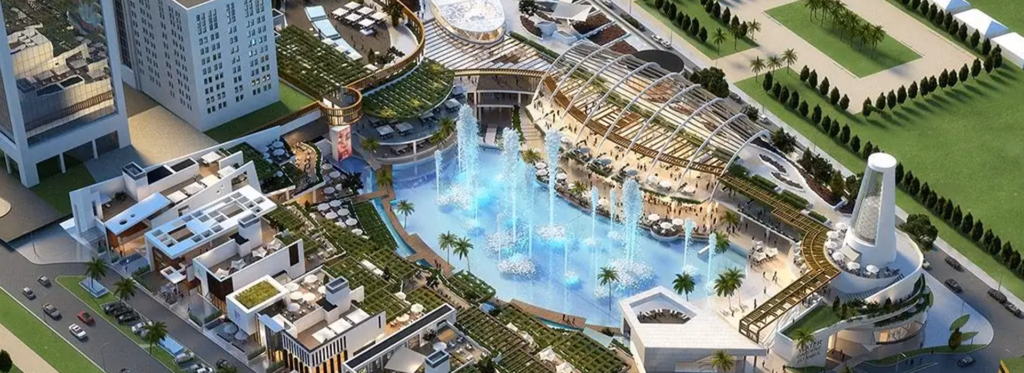 WATERGARDEN SHOPPING MALL CONSTRUCTION 1 NESSA CONSTRUCTION WATERGARDEN AVM